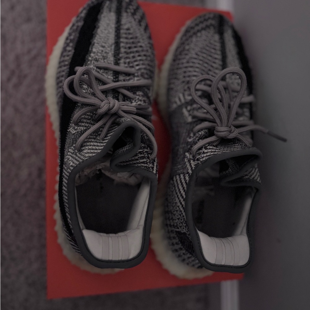 Yeezy Black and Gray Sneakers